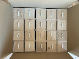Zestaw 20 Skrzynek Drewnianych Na Wino Decoupage Prezent Ślubny Wine Box Set