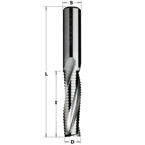 Frez Spiralny 10 mm zgrubny z3 Frez Spiralny 10 mm zgrubny z3