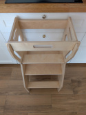 KITCHEN HELPER POMOCNIK Montessori DLA DZIECI BEZPIECZNY WIEŻA EDUKACYJNA