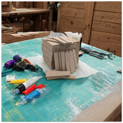 Klocki Drewniane Do Majsterkowania Stolarskie Kreatywne rękodzieło Diy X100 Klocki Drewniane Do Majsterkowania Stolarskie Kreatywne rękodzieło Diy X100